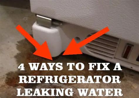 why does my ge refrigerator leak water inside|5 DIY Tips to Fix a Leaky GE Refrigerator